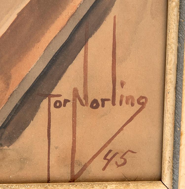 Tor Norling, stilleben med bok.