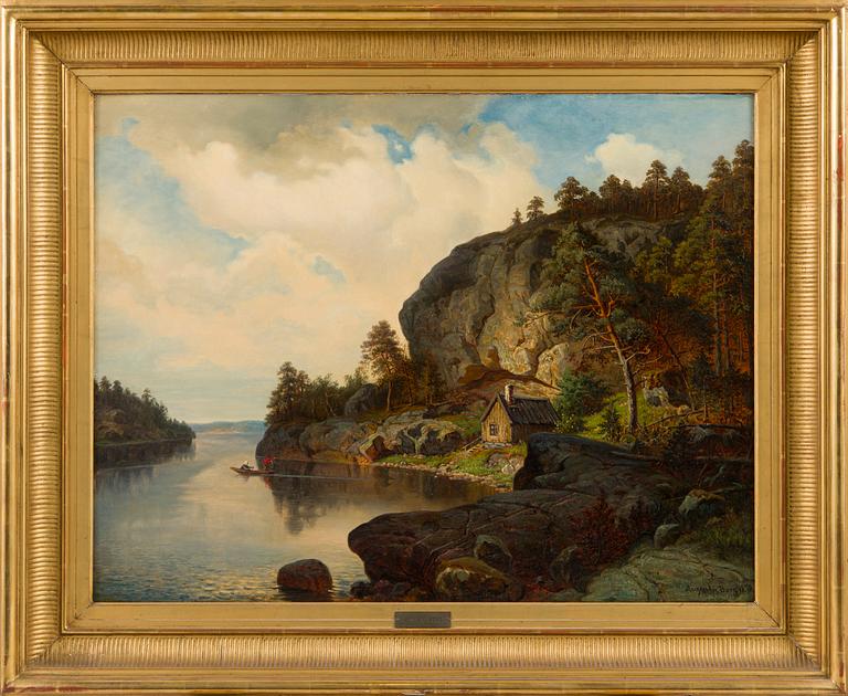Augusta Borg, Fishing Trap at the Foot of the Rock.