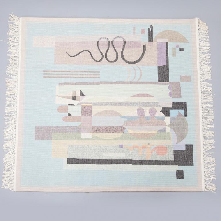 MATTA, ylle på bomullsvarp. Modern tillverkning, 2000-tal. Ca 126x127 cm.