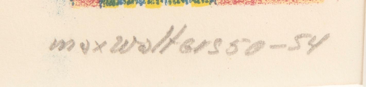 Max Walter Svanberg, lithograph signed dated and numbered -54 7/80.