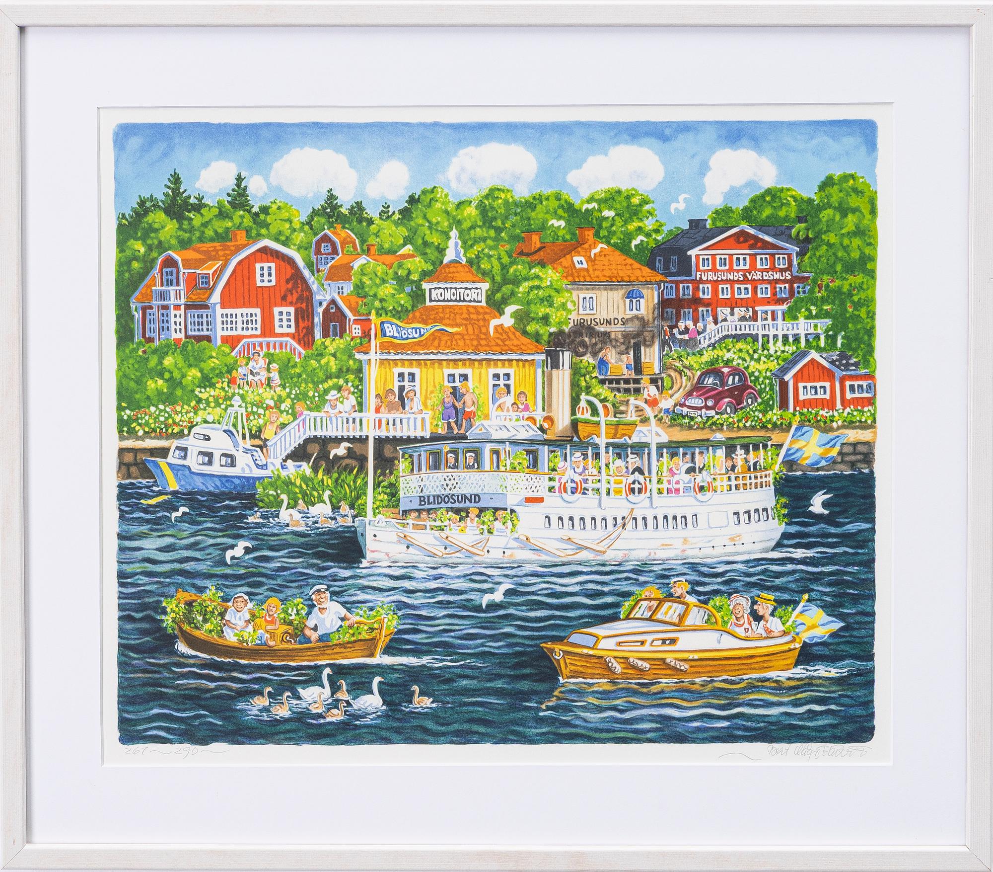 Bert Håge Häverö, Vid Furusund.