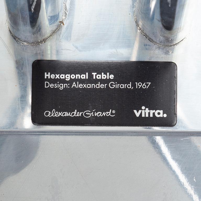 ALEXANDER GIRARD, 'Hexagonal table', Vitra.