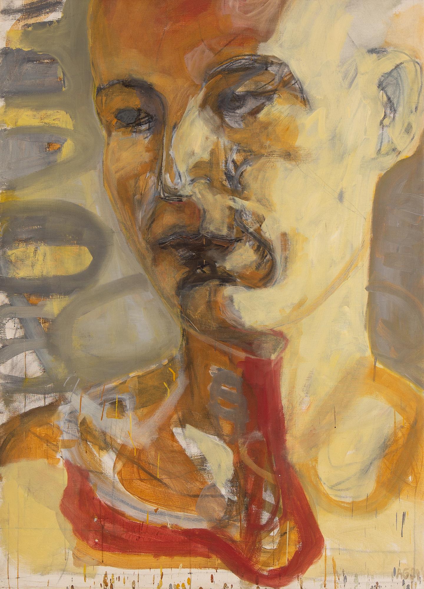 Astrid Göransson, oil on canvas, signed and dated -89.