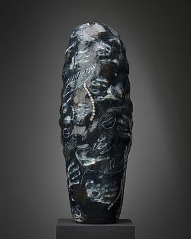 Eva Bengtsson, a stoneware floor vase, Frillesås, Sweden.