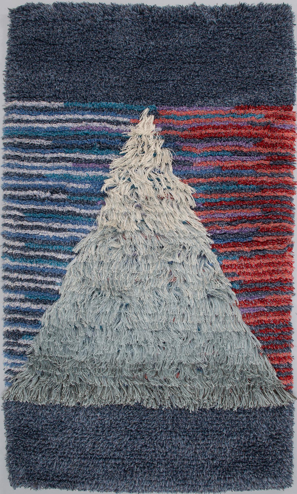 JUKKA VESTERINEN, rya, modell för Helmi Vuorelma Oy, Lahtis. Ca 183x107 cm.