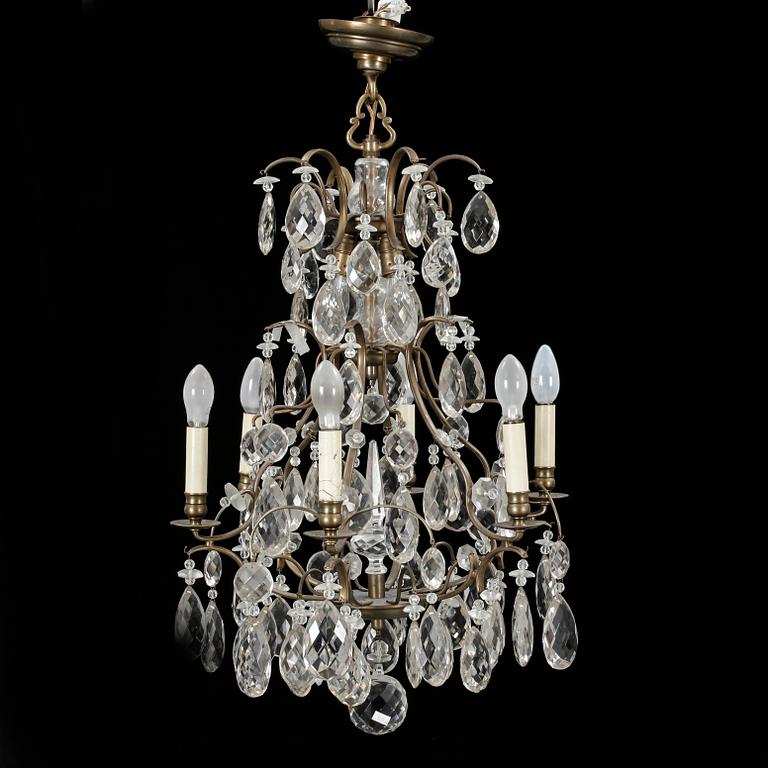 LJUSKRONA, barockstil, 1900-talets första hälft, höjd 75cm.