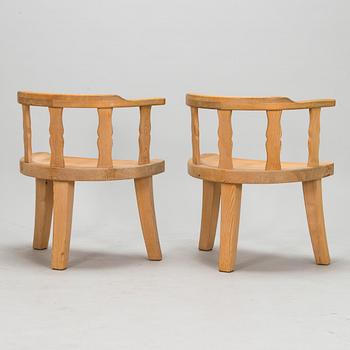 Four Norwegian armchairs, Krogenäs Möbler, latter half of the 20th century.