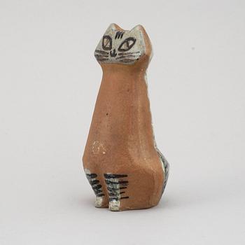 Two Swedish stoneware pieces, including a figurine by Lisa Larson, second half of the 20th Century.