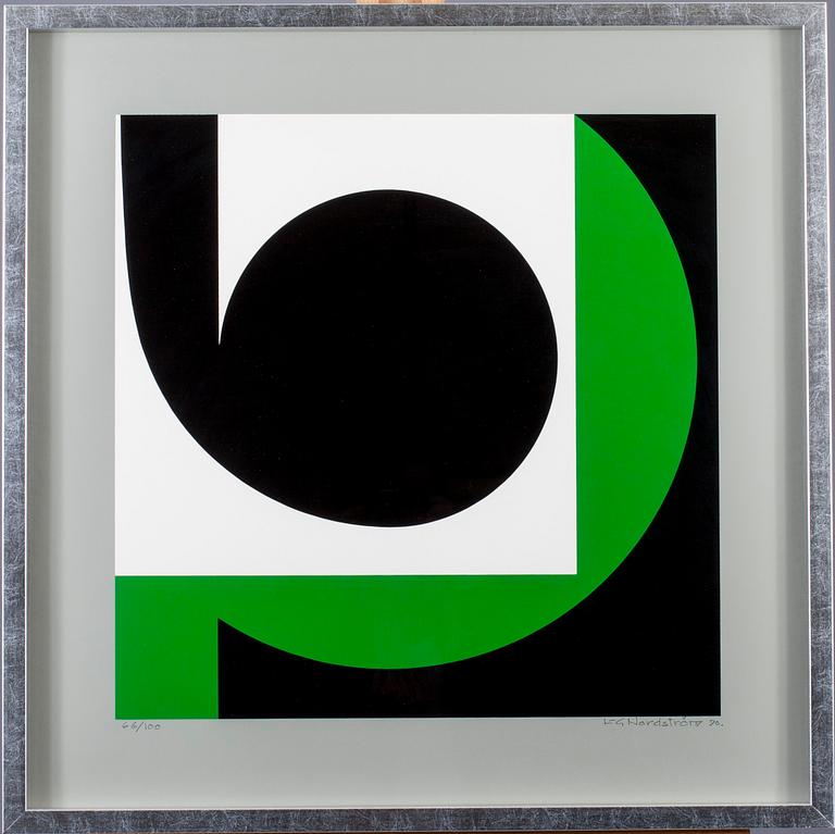 LARS-GUNNAR NORDSTRÖM, serigrafi, signerad, daterad 90 och numrerad 66/100.