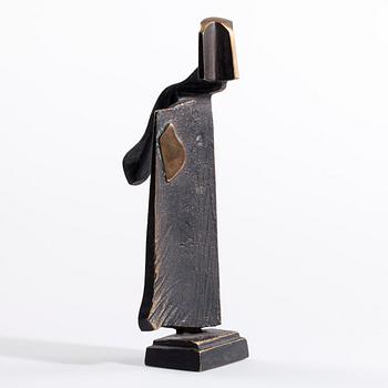 KIMMO PYYKKÖ, veistos, pronssia, signeerattu.