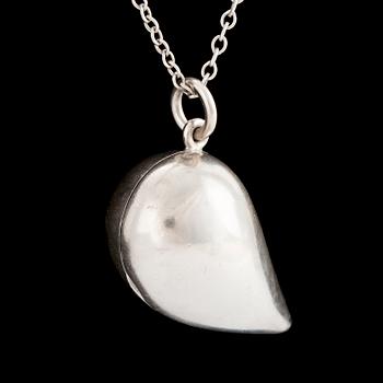 A sterling silver 'Artist Heart of the Year' pendant by Jacqueline Rabun for Georg Jensen, Denmark, designed 2007.