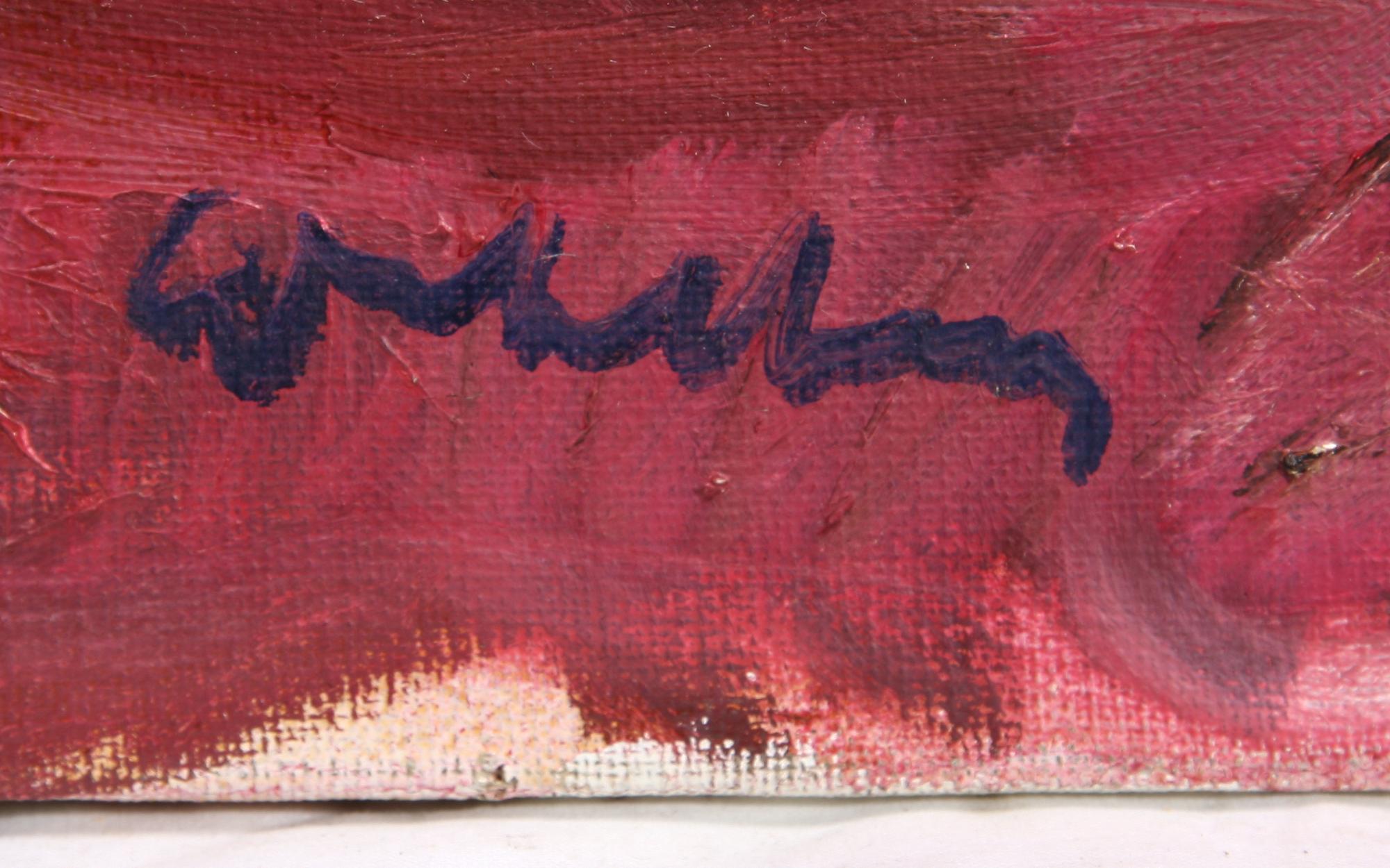 BERTIL WAHLBERG, olja på duk, sign.