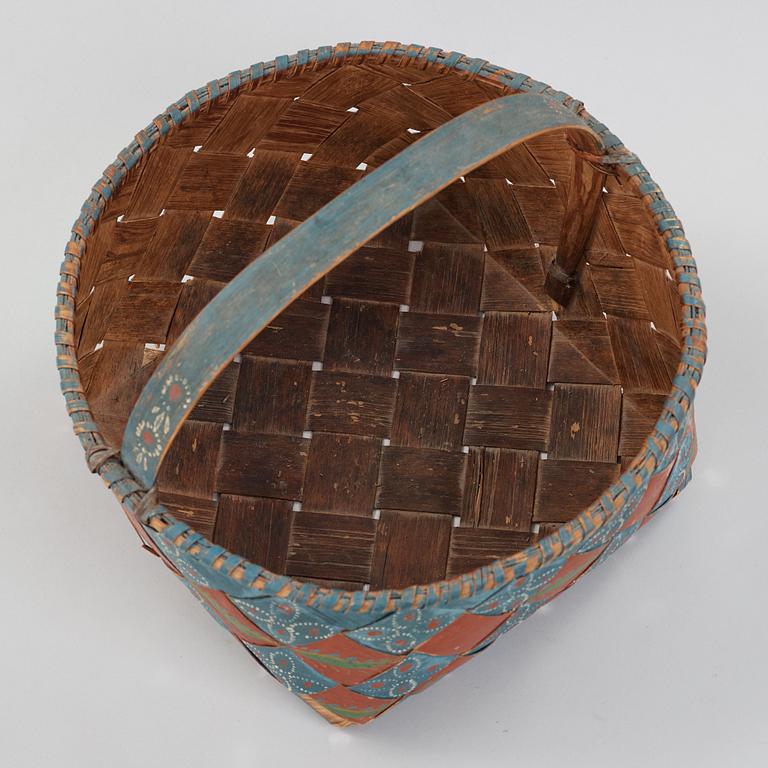 a swedish basket from the middle of the 19th century.