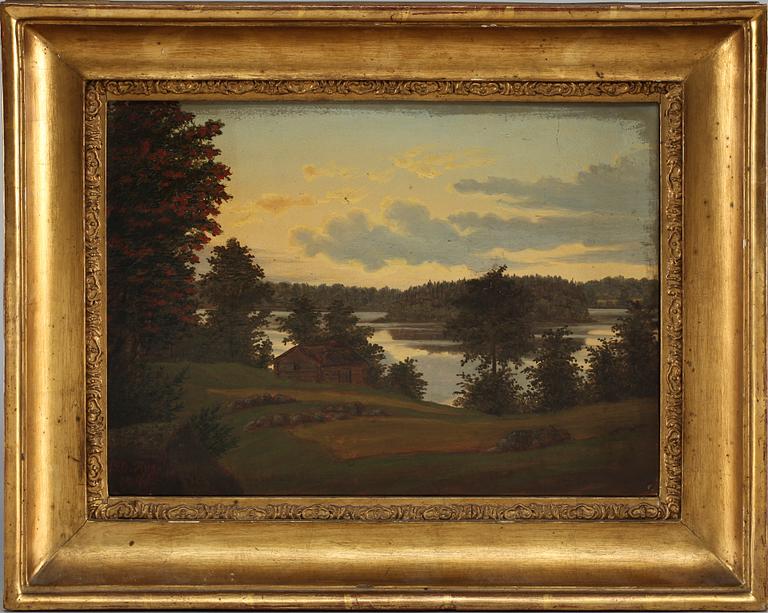 OKÄNDA KONSTNÄRER, 3 st, oljor på duk, 1800-tal.