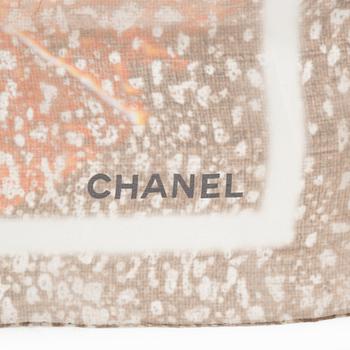 Chanel, a silk scarf.
