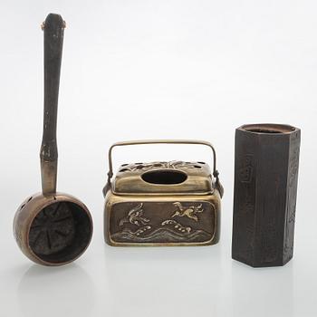 Objects, 3 pcs, Japan and China, early 20th century.