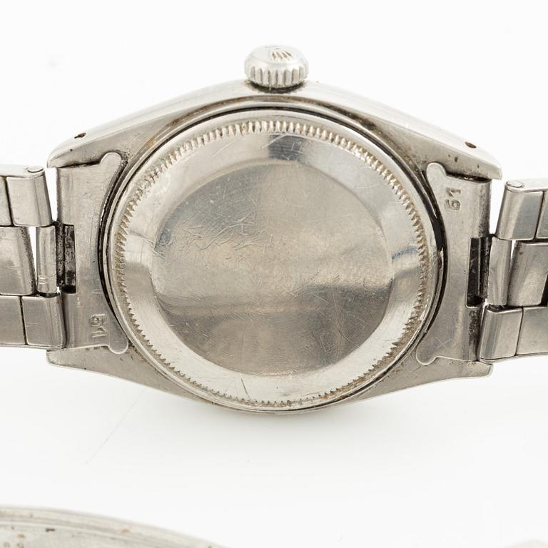 Rolex, Oyster Perpetual, Date, Chronometer, wristwatch, 34,5 mm.