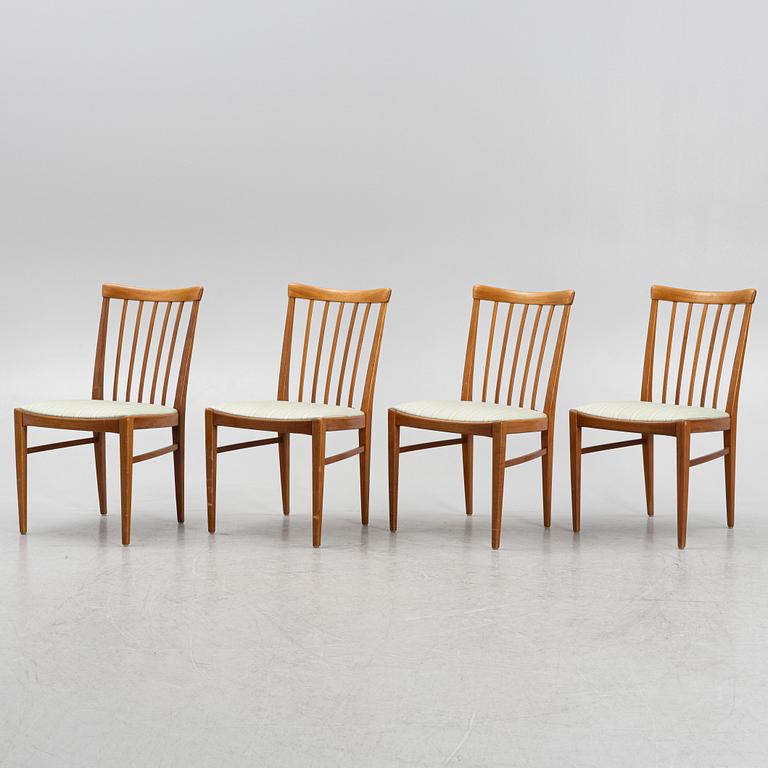 Carl Malmsten, four chairs, model Herrgården, Bodafors, 1961.