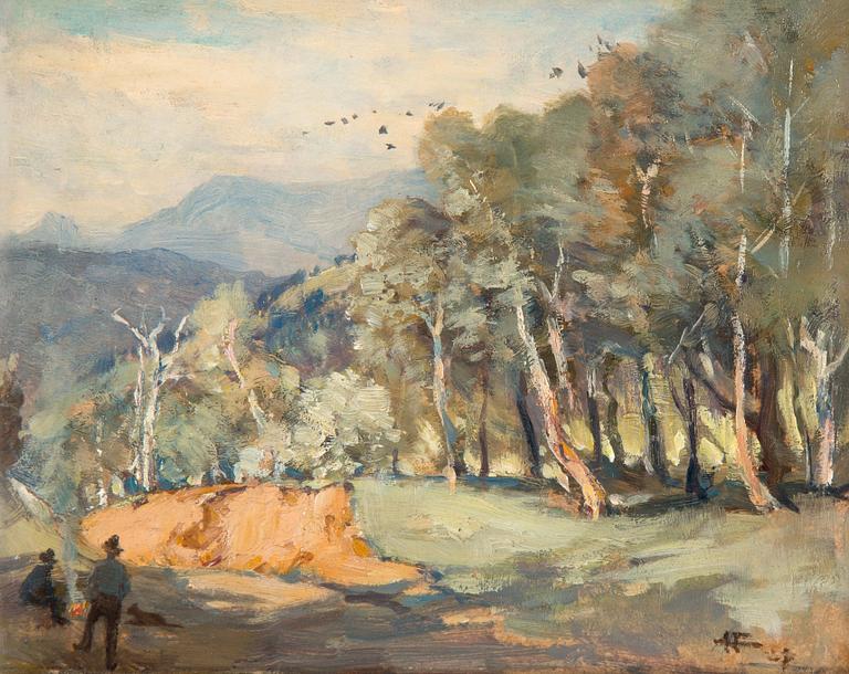 Albert Henry Fullwood, "A Mountain Road".