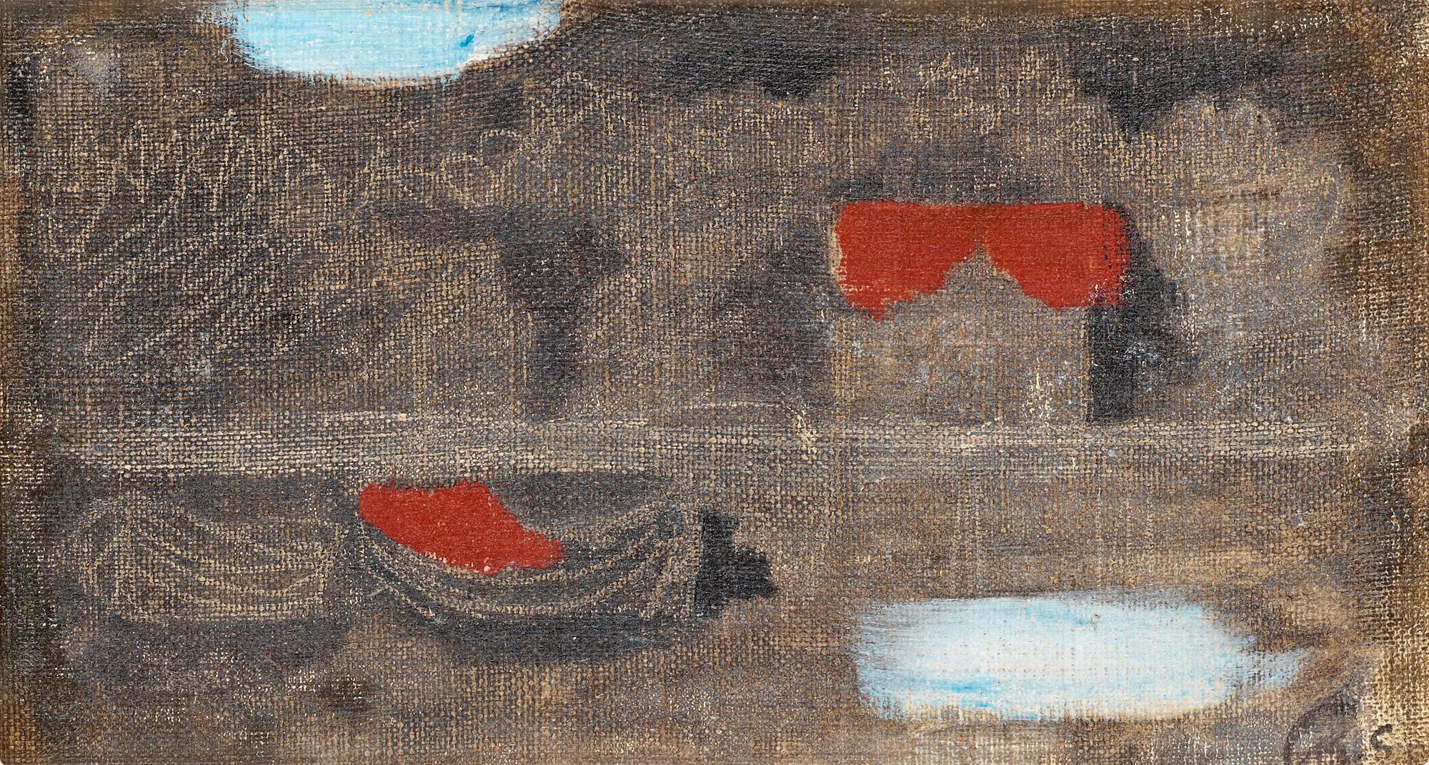 Ragnar Sandberg, "Båtar och magasinet" (Boats).