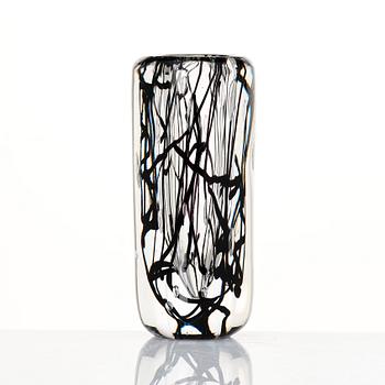 Vicke Lindstrand, a unique glass vase, Kosta, Sweden 1950-60s.