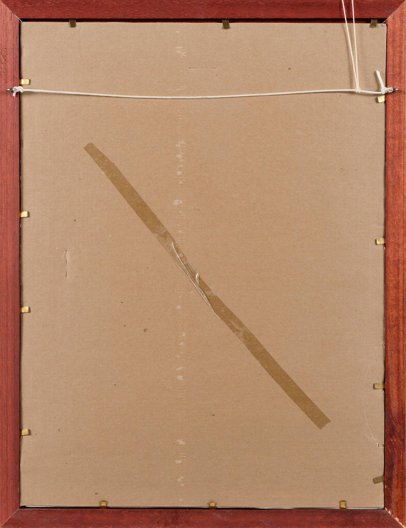 GRETA HÄLLFORS-SIPILÄ, akvarell, signerad och daterad 21-22.3. (20.-21.12. -53) (-54, -55, -56) -57.