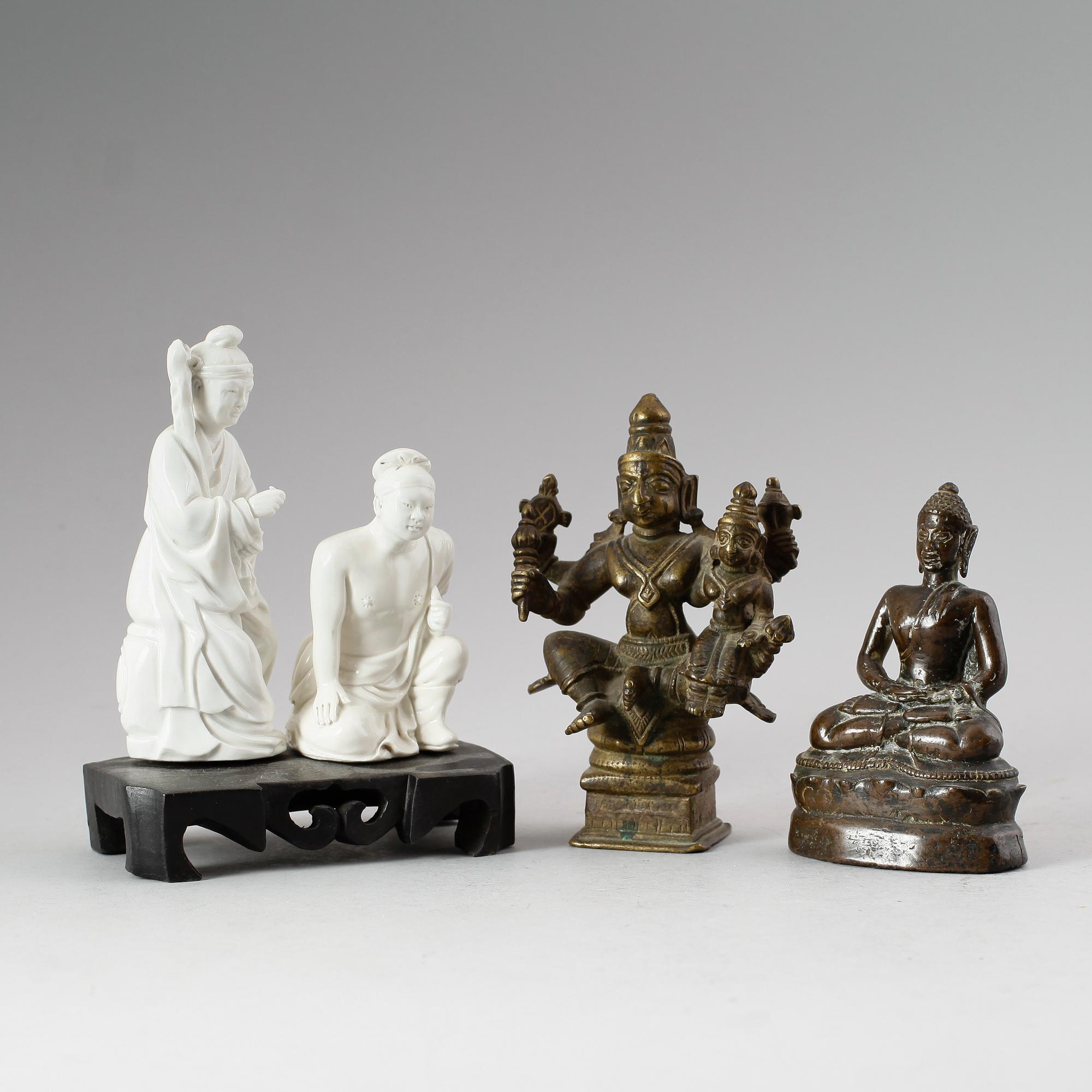 FIGURER, 3 st, Kina, 1800-/1900-tal.