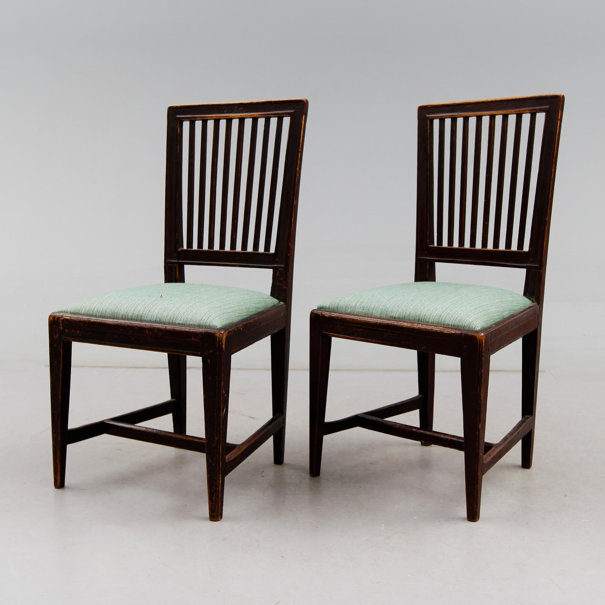 STOLAR, ett par, 1800-talets mitt.