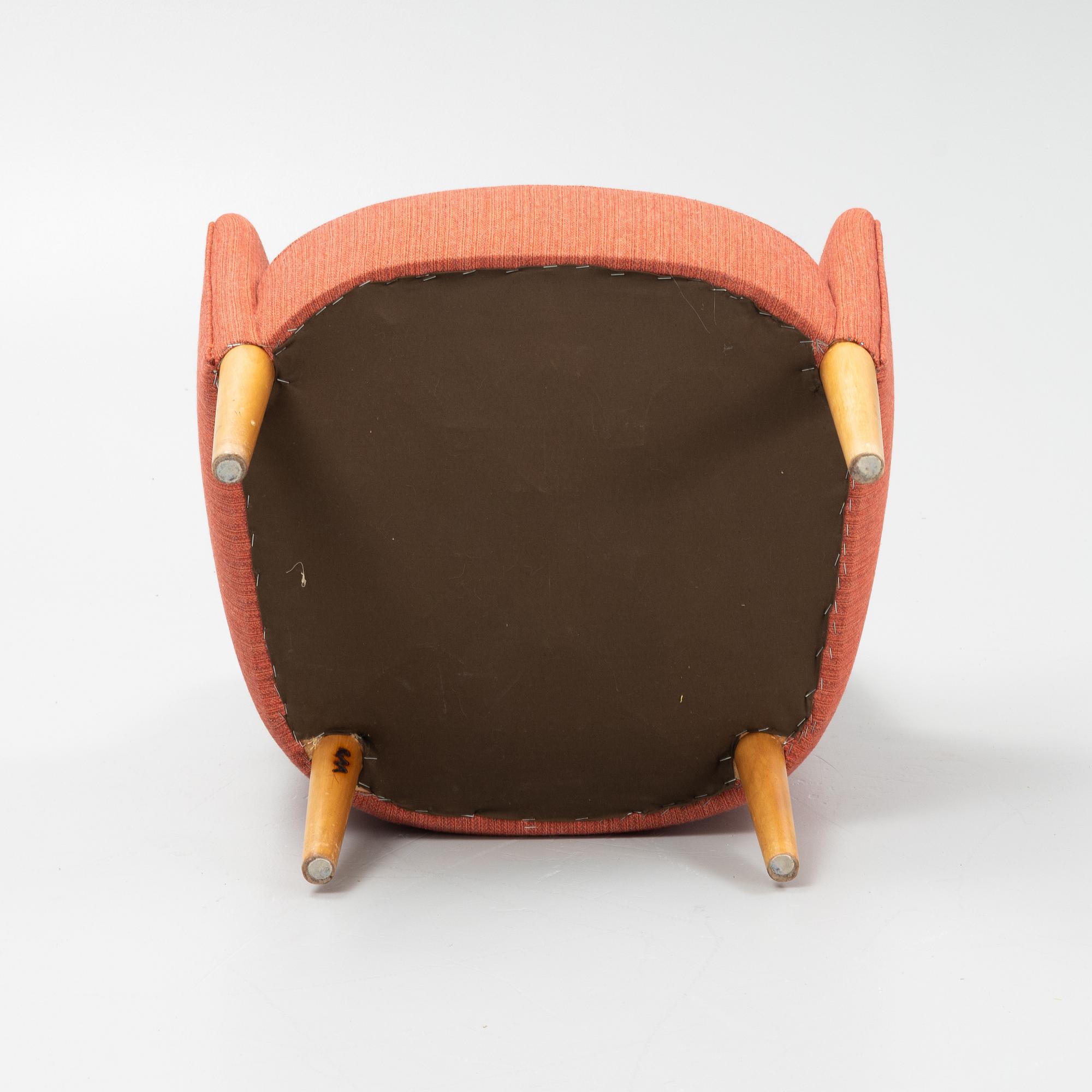 Carl Malmsten, a 'Konsert' easy chair, second part of the 20th Century.