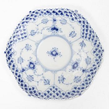 Royal Copenhagen, kaffeservis, 11 delar, porslin, "Musselmalet", mestadels helblonde, Danmark,