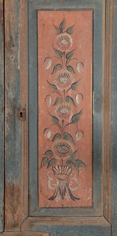 DÖRRAR, ett par, allmoge, Ljusdal, Hälsingland, bär datering 1857.