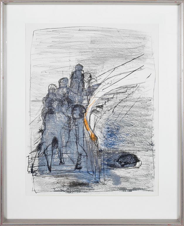 STAFFAN HALLSTRÖM, litografi, signerad och numrerad 10/60.