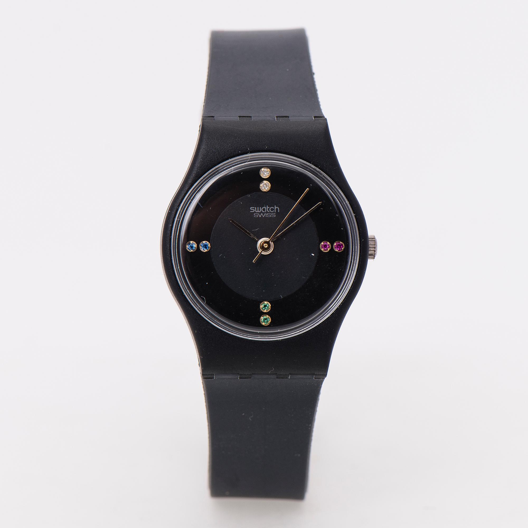 ARMBANDSUR 4 ST, SWATCH, två herr och två damur 1980-tal.