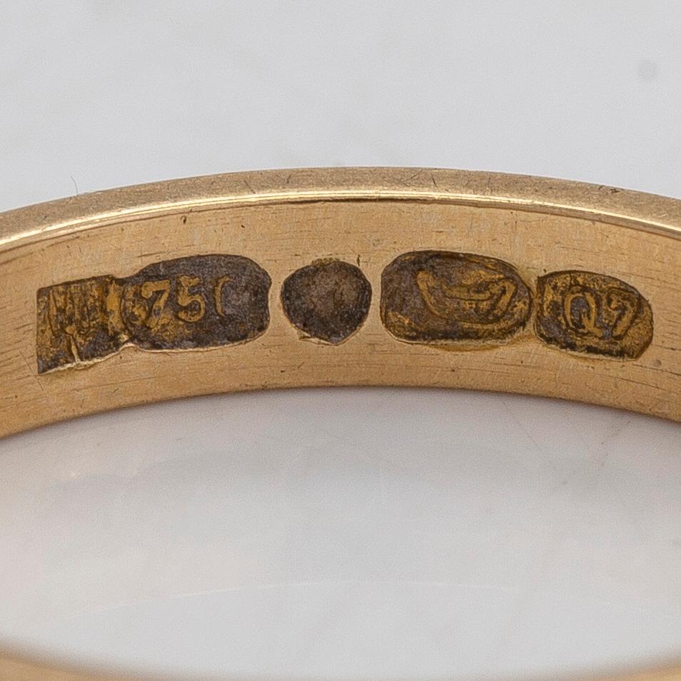 Björn Weckström, Ring "Lapp gold", 18K guld. Lapponia 1969.