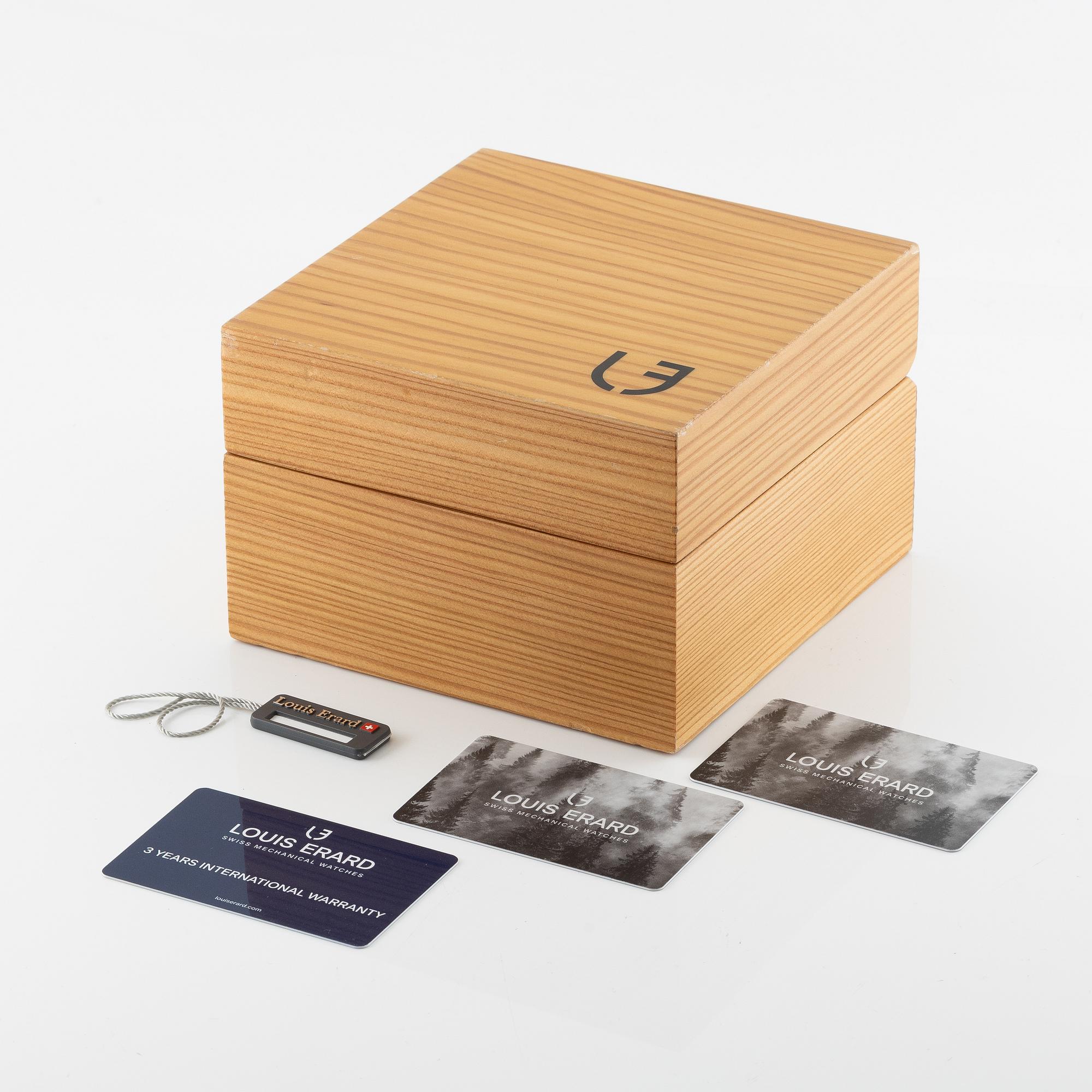 Louis Erard, Excellence Guilloché Main, "Limited Edition, 1 of 99", ca 2021.