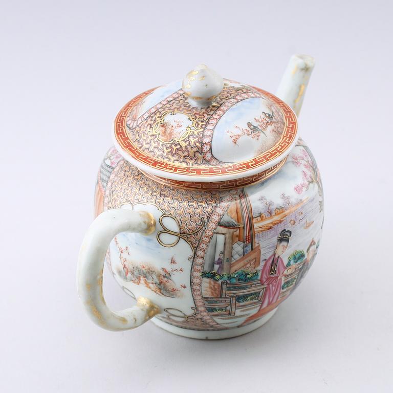 TEKANNA, porslin, Kina, Qianlong (1736-1795).