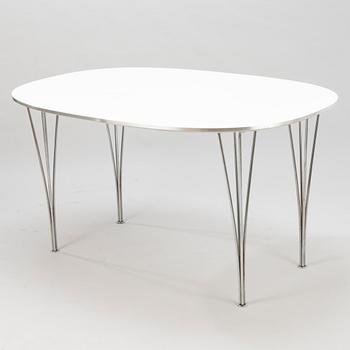 BRUNO MATHSSON & PIET HEIN, RUOKAPÖYTÄ, "Supperellips", . Fritz Hansen, Tanska.