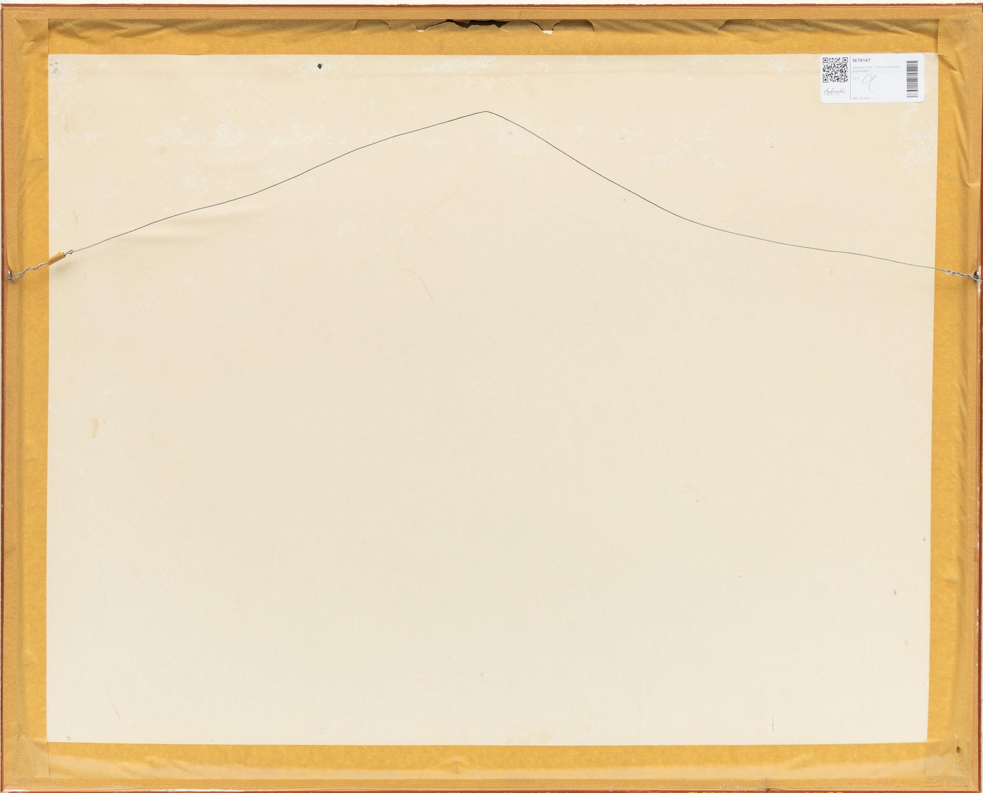 Salvador Dalí, "The Royal Castle, Stockholm".