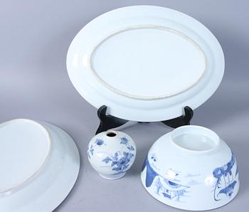PARTI PORSLIN, 4 delar, Kina, bl a 1600-tal.