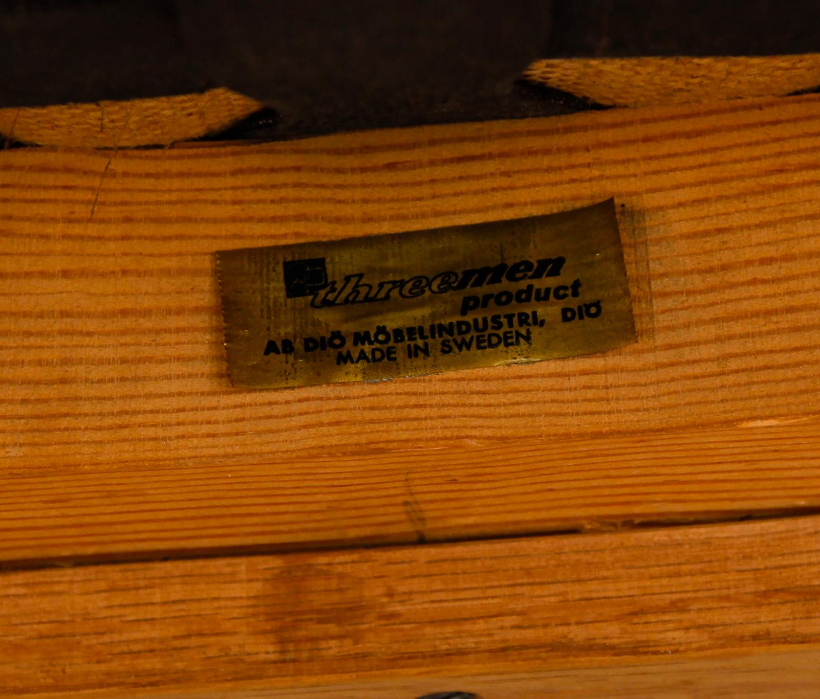 FÅTÖLJER, 1 par, Diö Möbler, 1900-talets andra hälft.