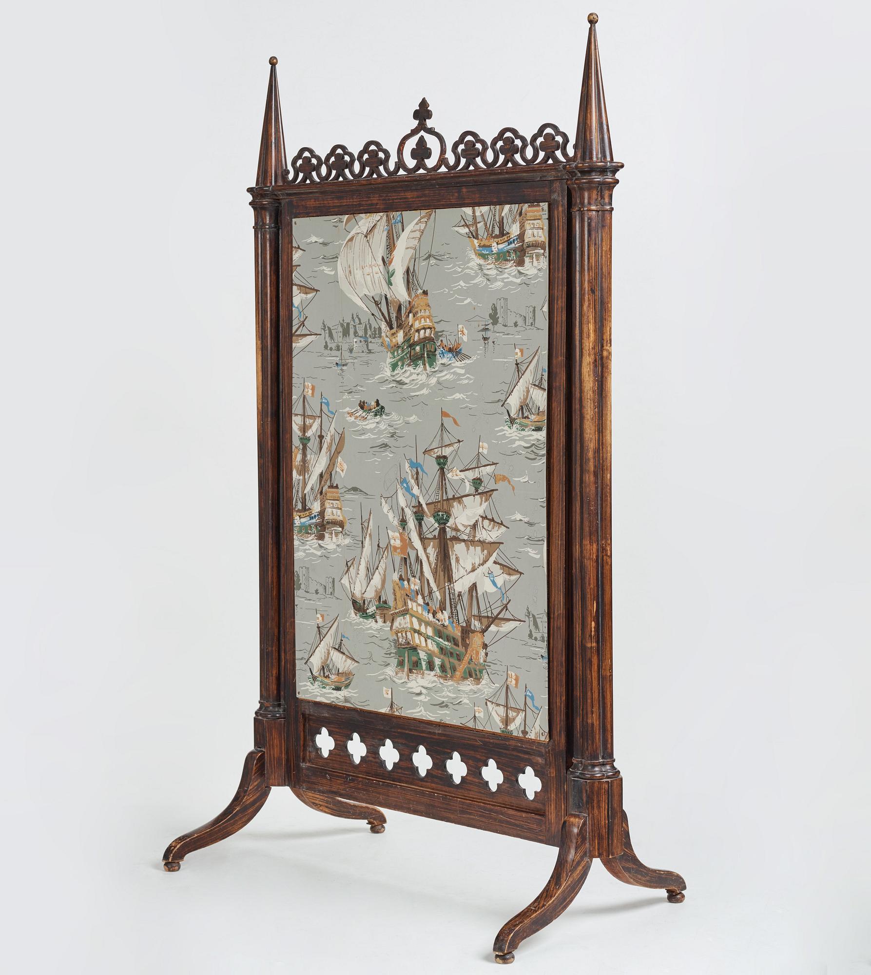 A Russian Gotic revival fire guard.
