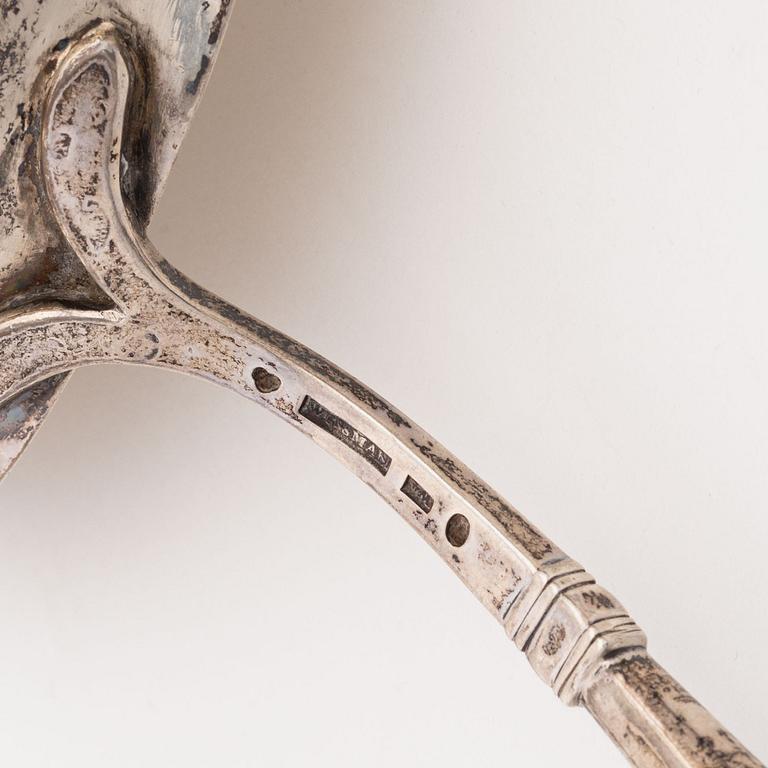 Soppslevar, 3st, silver, olika mästare, Sverige, 17/1800-tal.