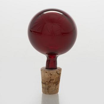 Kaj Franck, a decanter 'The Bells of Kremlin', signed K. Franck, Nuutajärvi, Notsjö -60.