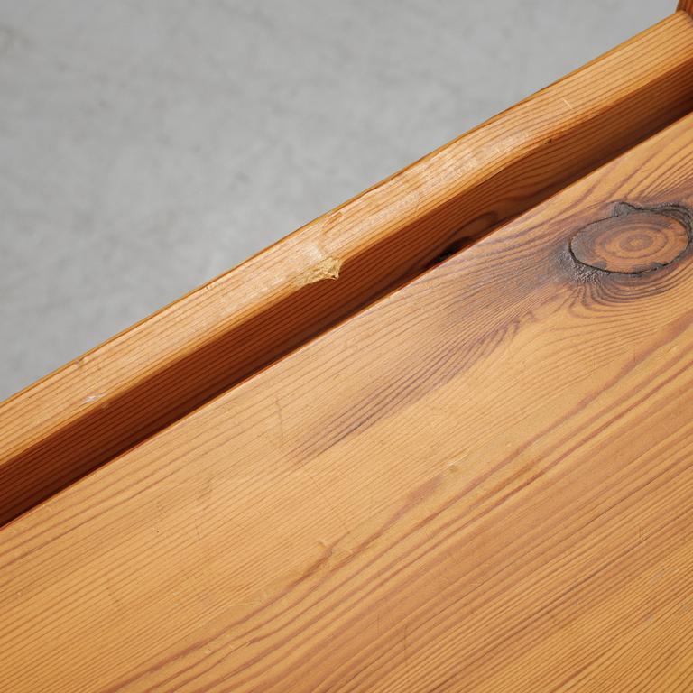 A pine drinks trolley, 1960's/70's.