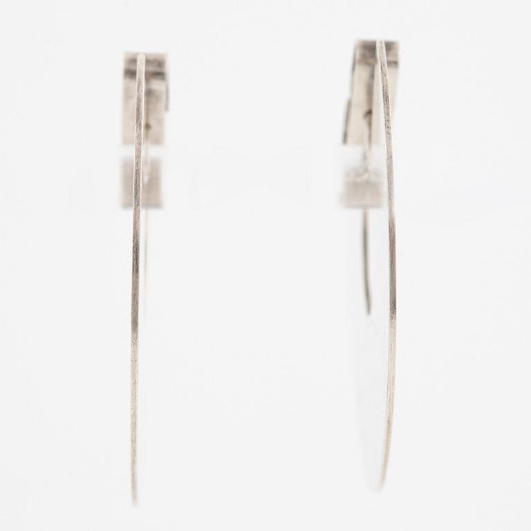 Maria Elmqvist, earrings, sterling silver.