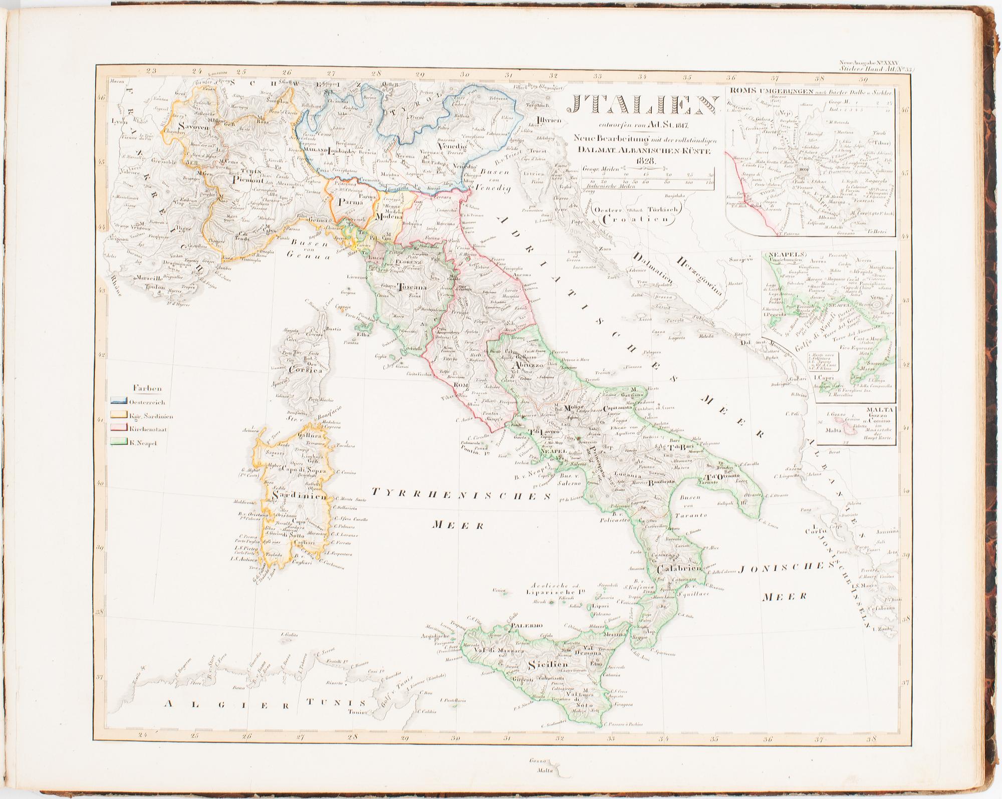 Stielers Hand-Atlas 1834 & Bidrag till Nordens äldsta kartografi.