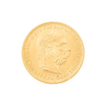 Gold coin, Austria-Hungary, 20 Corona, 1895.