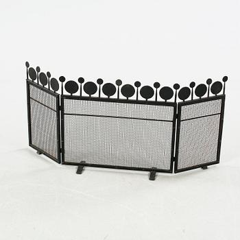 A fireplace guard designed by Bertil Vallien, made in the 1960/70s.