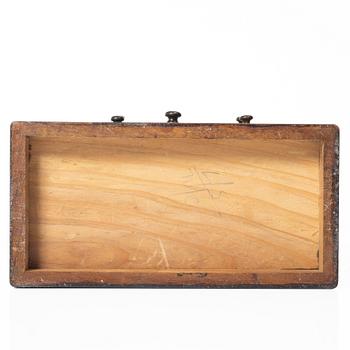 Miniatyrbyrå, trä, Japan, 1900-talets första hälft.