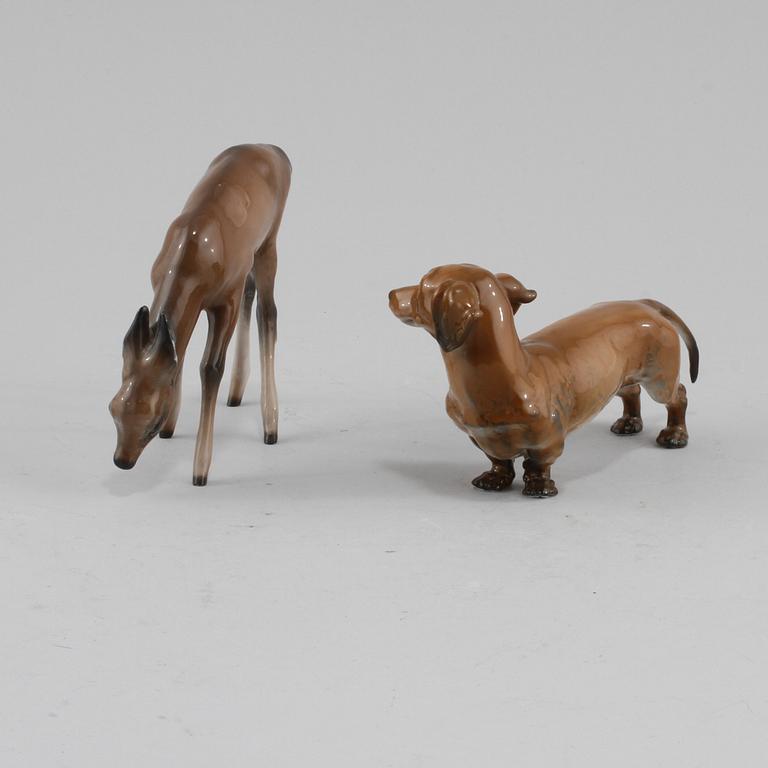 FIGURINER, 2 st, Rosenthal, 1900-talets andra hälft.
